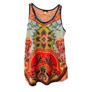 NWOT VENUS Patterned Tank Top